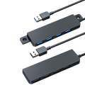 HS080-R USB3.0 30cm 4 Ports Collection High Speed HUB Extensors
