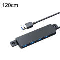 HS080-R USB3.0 120cm 4 Ports Collection High Speed HUB Extensors