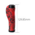 MZYRH 1pair Mountain Bike Bicycle Handlebar Grips Protective Covers(Black and Red)