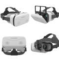 VRSHINECON G15 Helmet Virtual Reality VR Glasses All In One Game Phone 3D Glasses(White)