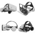 VRSHINECON G15E All In One Phone Special Headset Wearing 3D Glasses VR Game Console(White)