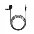 For SONY D11 D21 3.5mm Wireless Lavalier Microphone Camera Clip Collar Mic(Black)