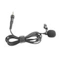 For SONY D11 D21 3.5mm Wireless Lavalier Microphone Camera Clip Collar Mic(Black)