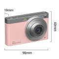 C13 2.88 inch 4K 8X Optical Zoom Telescopic Lens HD Digital Camera, Spec: White+Card Reader+8G