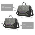 LUCKYBAT Laptop Bag Airbag Anti-drop Crossbody Handbag, Size: S 13.3-16 Inch(Turmeric White)