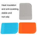 Curl Rod Insulation Sleeve Straight Hair Silicone Heat Insulation Pad(Orange)