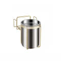 Stainless Steel Wall-mounted Ashtray Bathroom Multifunctional Ashtray Without Punching Without Sm...