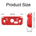 For Steam Deck V3 Non-slip Silicone Protective Case for Pocket Consoles(Red)