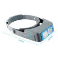 81007-B 1.5X/2X/2.5X/3.5X Optical Lens Head-mounted Watch Repair Magnifying Glass