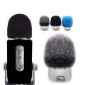 For Blue Yeti Pro Anti-Pop and Windproof Sponge/Fluffy Microphone Cover, Color: Black Hair