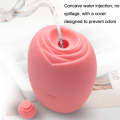 2pcs L-03-01 Face Ice Apparatus Massage Ice Roller Beauty Makeup Silicone Face Ice Tray(Rose Red)