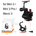 For Mini 3 Pro Sunnylife MM3-ZJ400 Remote Control Shooting Camera Bicycle Clip(Black)