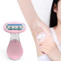 D940L Hair Removal Instrument Matching Female Manual Shaving Knife(Pink)