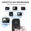 TELESIN T10 80m Bluetooth Remote Control  For GoPro Hero11 Black / HERO10 Black / HERO9 Black / H...