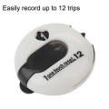JFQ01 Golf Hat Clip Scorer Pole Marker Glove Clip Pole Gauge Golf Scorer(White Black)