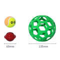 1030001 Dog Toy Hollow Ball Bite-resistant Elastic Pet Rubber Toy Balls, Spec: Hollow(Red)