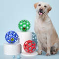 1030001 Dog Toy Hollow Ball Bite-resistant Elastic Pet Rubber Toy Balls, Spec: Tennis(Blue)