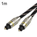 EMK HB/A6.0 SPDIF Interface Digital High-Definition Audio Optical Fiber Cable, Length: 1m(Black W...