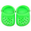 PETS119 2pcs Pet Cave Shoes Dog Slippers Beach Shoes(Green)