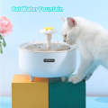 346578 Pets Automatic Circulation Filter Cat Flowing Drinking Fundation, Spec: EU Plug(Crystal Fa...