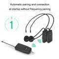 One For One UHF Wireless Headset Microphone Lavalier Headset Amplifier