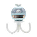 F68 Octopus USB Shaking Head Leafless Fan Summer Mosquito Repellent Silent Stroller Fan(Blue)