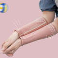 1pair Volleyball Protector Wrist Guards Sports Extended Arm Guards, Size: M (Pink)