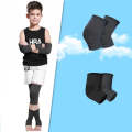 N1033 Child Football Equipment Basketball Sports Protectors, Color: Black 4 In 1(L)