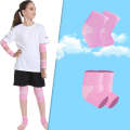 N1033 Child Football Equipment Basketball Sports Protectors, Color: Pink 4 In 1(M)