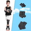 N1033 Child Football Equipment Basketball Sports Protectors, Color: Black 6 In 1(S)
