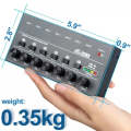 6 Way Mixer With Single Channel Stereo Switching Mini Signal Hybrid Small Audio