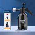 2L Foam Sprayer Pressure Spray Bottle for Car Washing Plants Watering Fertilizing(Black)