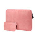 ND12 Lambskin Laptop Lightweight Waterproof Sleeve Bag, Size: 13.3 inches(Pink with Bag)