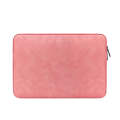 ND12 Lambskin Laptop Lightweight Waterproof Sleeve Bag, Size: 14.1-15.4 inches(Pink)
