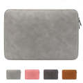 ND12 Lambskin Laptop Lightweight Waterproof Sleeve Bag, Size: 14.1-15.4 inches(Gray)