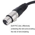 6.35mm Caron Female To XLR 2pin Balance Microphone Audio Cable Mixer Line, Size: 0.5m
