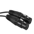 2RCA To 2XLR Speaker Canon Cable Audio Balance Cable, Size: 1.5m(Dual Lotus To Dual Female)