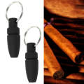 2pcs Stainless Steel Knife Blade Cigar Drill Portable Cigar Puncher
