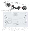 Car Universal Rearview Mirror USB Double Head Electric Fan, Size: 5 inch 12V