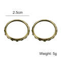 For Xbox One Elite 1pair 3D Replacement Ring Handle Accessories, Color: Gold Plating