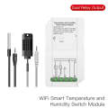 WiFi Switch Module+Temperature and Humidity Probe Tuya Dual-way Temperature and Humidity Switch T...