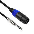 4 Core Ommus Female To 6.35mm Male Audio Cable(0.3m)