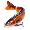 HENGJIA JM064 Multi-section Fish Minnow Bionic Fake Lures Sea Fishing Sinking Lures, Size: 12.8cm...