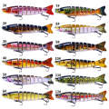 HENGJIA JM064 Multi-section Fish Minnow Bionic Fake Lures Sea Fishing Sinking Lures, Size: 12.8cm...