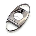 Portable Metal Thickened Cigar Cutter Stainless Steel Tobacco Knife(Silver)