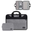 Baona BN-I003 Oxford Cloth Full Open Portable Waterproof Laptop Bag, Size: 11/12 inches(Gray+Powe...