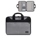 Baona BN-I003 Oxford Cloth Full Open Portable Waterproof Laptop Bag, Size: 13/13.3 inches(Grey)