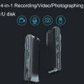 C2+128GB HD Smart Noise Reduction 1080P Rotating Camera Anti-shake Meeting Recorder