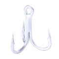 HENGJIA FH061 10pcs Three-jaw Treble Blood Groove Hooks, Specification: 1