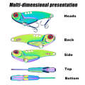 HENGJIA VIB057 Long-distance Casting Sinker Lures Ice Fishing Fake Baits, Specification: 5g(Color...